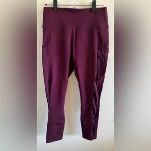 Fabletics Burgundy Leggings